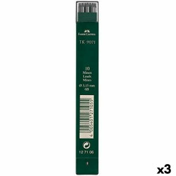 Pencil lead replacement Faber-Castell Wood 3 Pieces 6B