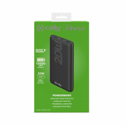 Powerbank Celly PBPD10000EVOBK Black