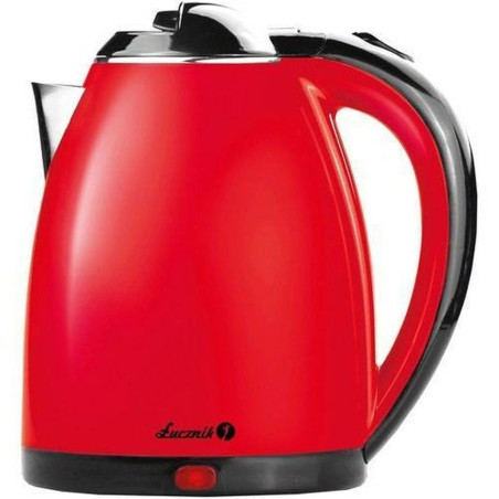 Kettle Łucznik WK 180 PLUS Red Stainless steel 1800 W 1,8 L