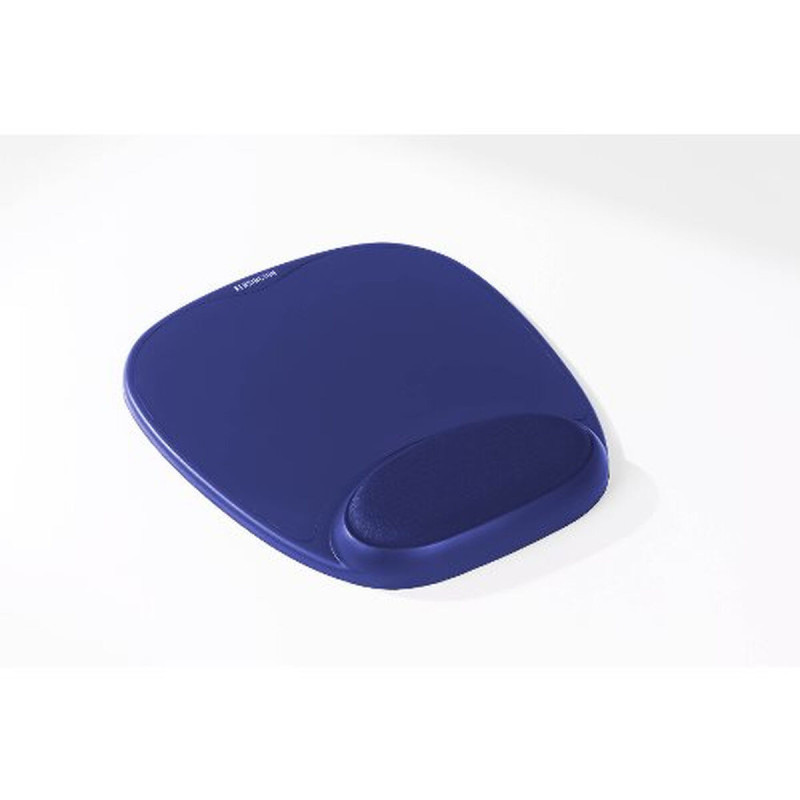 Mat with Wrist Rest Kensington 64273 Blue