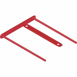 Fastener Fellowes 100 Units Red Plastic