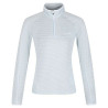 Women’s Short Sleeve T-Shirt Regatta Yonder Half-Zip White