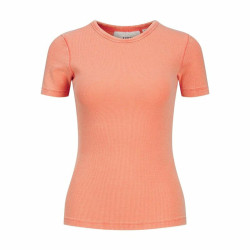 Women’s Short Sleeve T-Shirt Jack & Jones Jxfrankie Wash Ss Coral