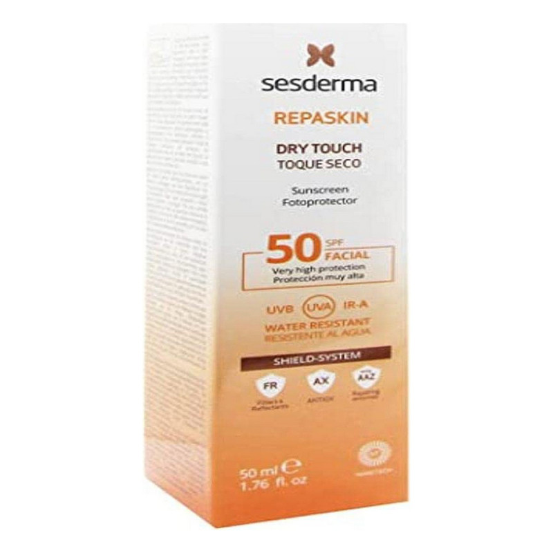 Facial Sun Cream Sesderma Repaskin Dry Touch SPF 50 (50 ml)