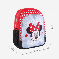 School Bag Minnie Mouse Red (32 x 41 x 14 cm)