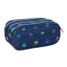 Triple Carry-all Benetton Cool Navy Blue 21,5 x 10 x 8 cm