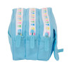 Triple Carry-all Benetton Spring Sky blue 21,5 x 10 x 8 cm