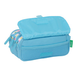 Triple Carry-all Benetton Spring Sky blue 21,5 x 10 x 8 cm