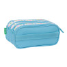 Triple Carry-all Benetton Spring Sky blue 21,5 x 10 x 8 cm