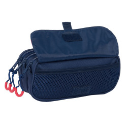 Triple Carry-all Benetton Italy Navy Blue 21,5 x 10 x 8 cm