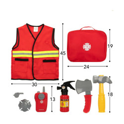 Fireman set Colorbaby 24 x 19 x 6 cm 8 Pieces