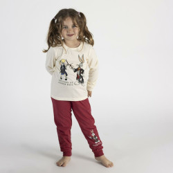 Children's Pyjama Warner Bros Red Beige