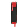 Double Pencil Case Sevilla Fútbol Club Black Red 12.5 x 19.5 x 4 cm (28 Pieces)