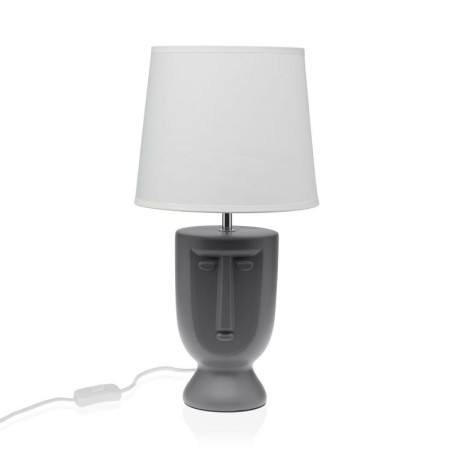 Desk lamp Versa Grey Ceramic 60 W 22 x 42,8 cm