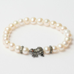 Ladies' Bracelet Lancaster JLA-BR-FROG-3-WH 16 mm