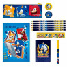 Stationery Set Sonic 29,5 x 22 x 3 cm 12 Pieces