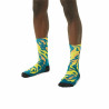 Sports Socks Asics Run Crew Yellow Unisex