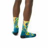 Sports Socks Asics Run Crew Yellow Unisex