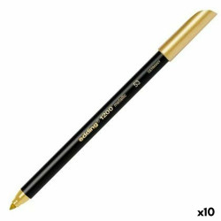 Marker pen/felt-tip pen Edding 1200 Golden (10 Units)