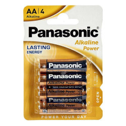 Alkaline Batteries Panasonic 1x4 LR6APB LR6 AA (12 Units)