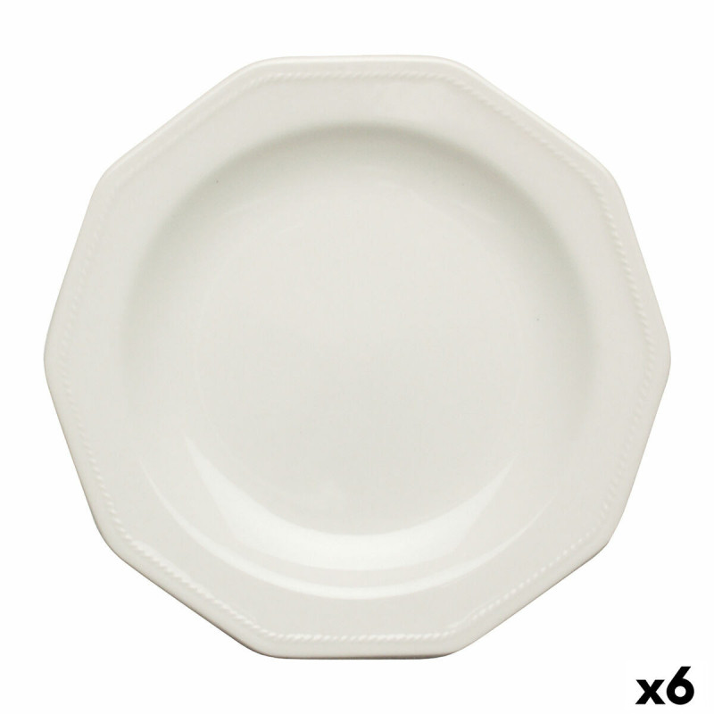 Dessert dish Churchill Artic Ceramic White China crockery (Ø 20,5 cm) (6 Units)