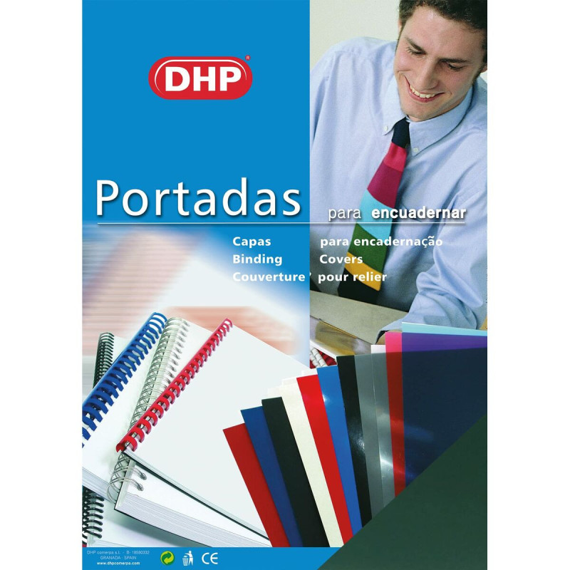 Binding covers DHP Green A4 polypropylene 100 Pieces