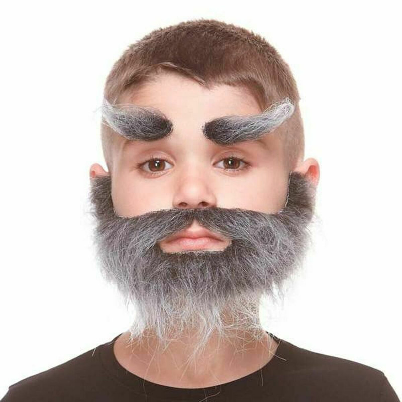 Fake facial hair My Other Me Grey One size Children's