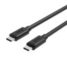 Cable USB C Unitek Y-C477BK Black 1 m