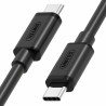 Cable USB C Unitek Y-C477BK Black 1 m