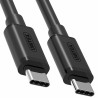 Cable USB C Unitek Y-C477BK Black 1 m