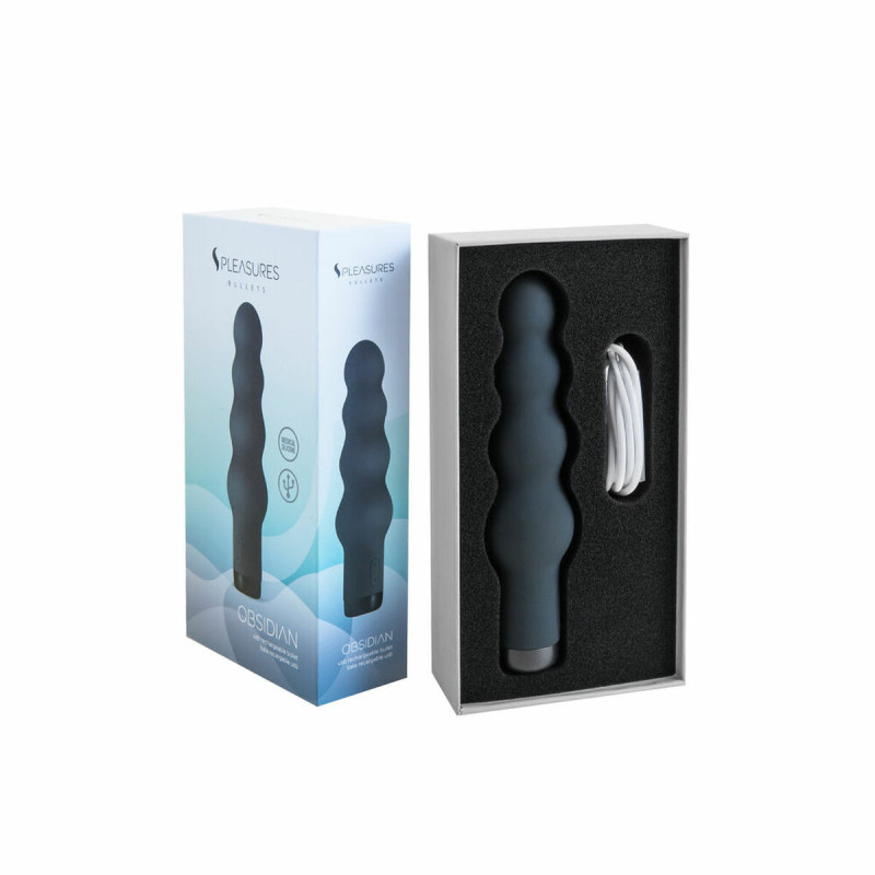 Bullet Vibrator S Pleasures Black (16,6 x 4,2 cm)