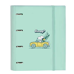 Ring binder Snoopy Groovy Green 27 x 32 x 3.5 cm