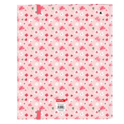 Ring binder Vicky Martín Berrocal In bloom Pink 27 x 32 x 3.5 cm