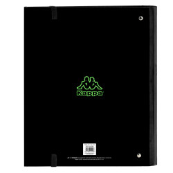 Ring binder Kappa Black Green Black 27 x 32 x 3.5 cm