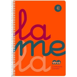 Notebook Lamela fluoride Quarto 5 Pieces 80 Sheets