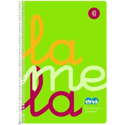 Notebook Lamela fluoride Quarto 5 Pieces 80 Sheets