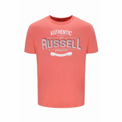 Men’s Short Sleeve T-Shirt Russell Athletic Amt A30081 Orange Coral