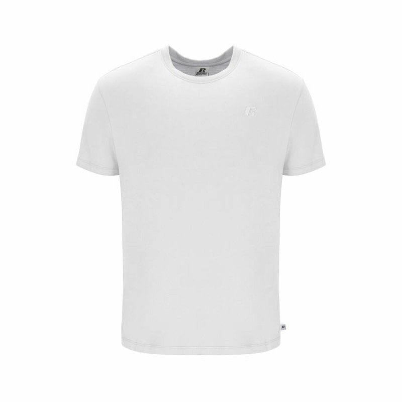 Men’s Short Sleeve T-Shirt Russell Athletic Amt A30011 White