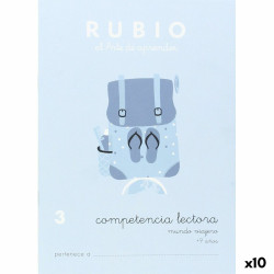 Reading Comprehension Notebook Rubio Nº3 A5 Spanish (10 Units)