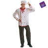 Costume for Adults My Other Me Male Chef (4 Pieces)