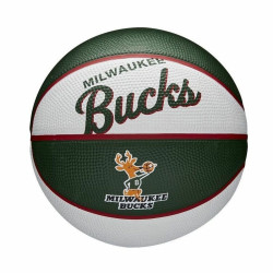 Basketball Ball Mini Wilson NBA Bucks  Olive 3