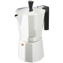 Italian Coffee Pot Valira VITRO 9T Silver Aluminium 9 Cups