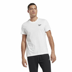 Men’s Short Sleeve T-Shirt Reebok Identity White