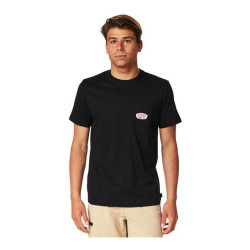 Men’s Short Sleeve T-Shirt Rip Curl Badge M