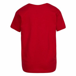 Child's Short Sleeve T-Shirt Nike Jordan Jumpamn Air EMB Red