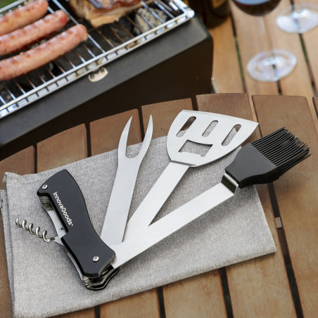 5 in 1 Barbecue Utensils Set Bbkit InnovaGoods