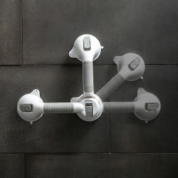 Double Angular Safety Bathroom Grab Rail Grabbath InnovaGoods