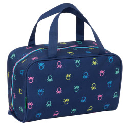 School Toilet Bag Benetton Cool Navy Blue 31 x 14 x 19 cm