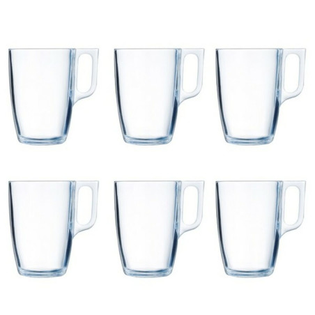 Set of Mugs Luminarc Nuevo (6 pcs) Transparent Glass 400 ml (6 Pieces)