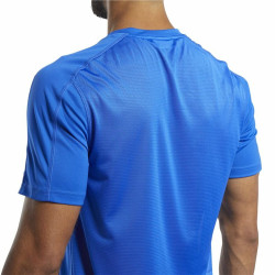 Men’s Short Sleeve T-Shirt Reebok Workout Ready Tech Blue